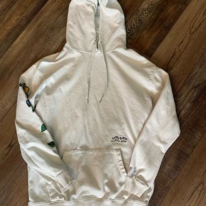 QUIKSILVER cream men’s hoodie